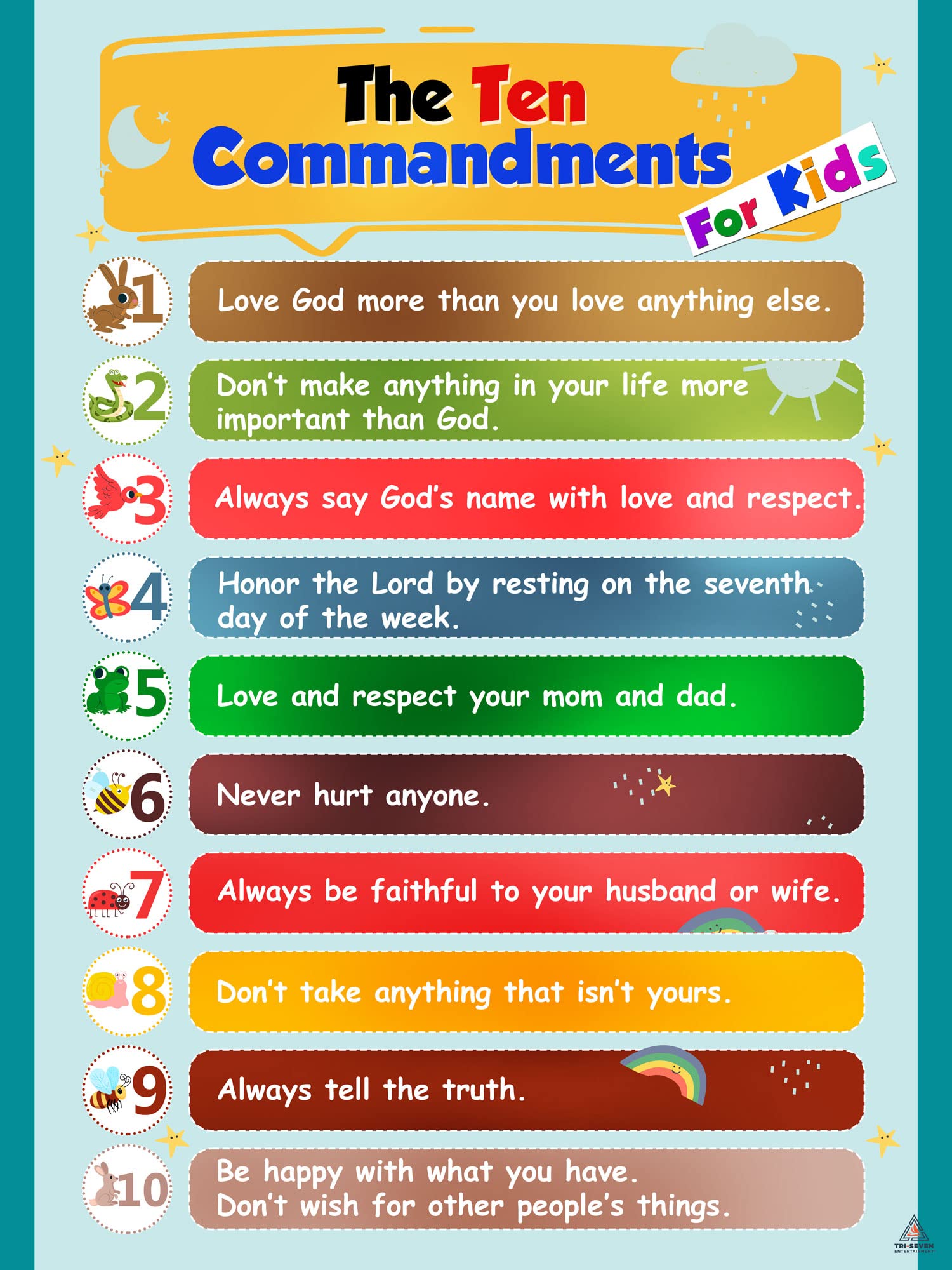 10 Commandments For Kids Explained Simply For Parents