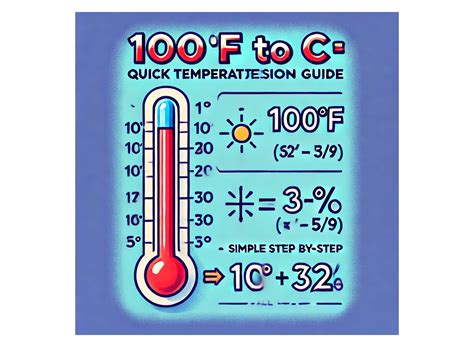 Converting 100 Degrees F to C: Quick and Accurate Guide