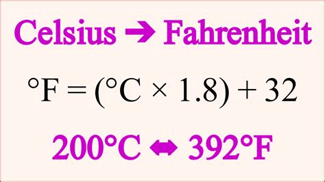 Convert 200°F to Celsius: Quick, Easy Formula!