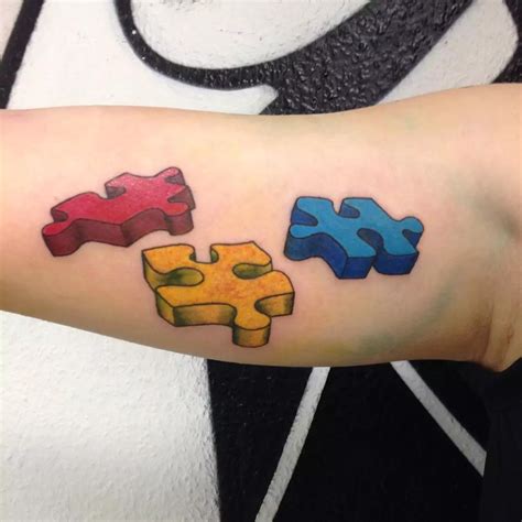 25 Smart Puzzle Tattoo Designs