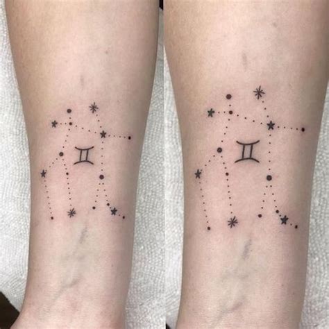 41 Gemini Zodiac Tattoo Ideas Information
