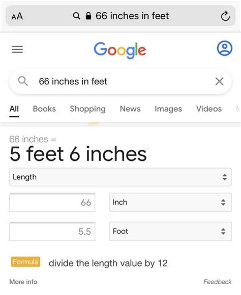 Convert 66 Inches to Feet: Simple Guide!