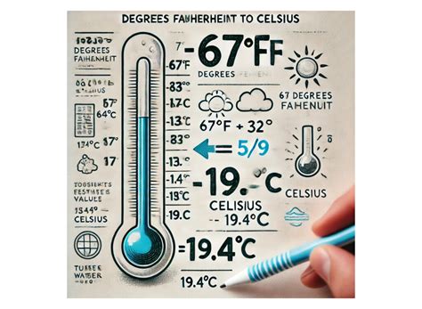 Convert 67 Fahrenheit to Celsius: Quick Guide