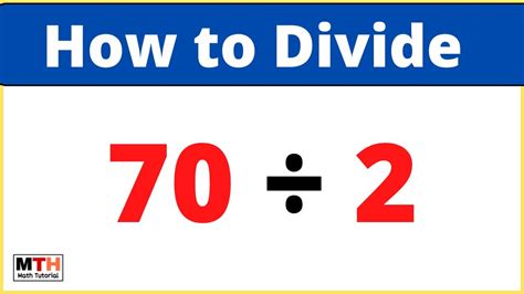 Simple Math Trick: 70 Divided by 2 Calculation Uncovered