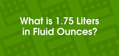 Convert 75 Liters to Ounces: Simple and Precise Conversion Guide
