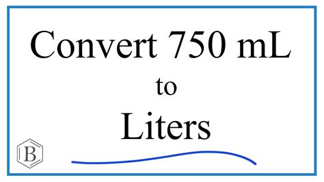 750ml to Liters Conversion Guide: Easy Math!