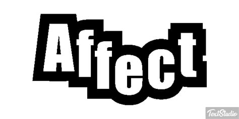 A Font For The Word Affect