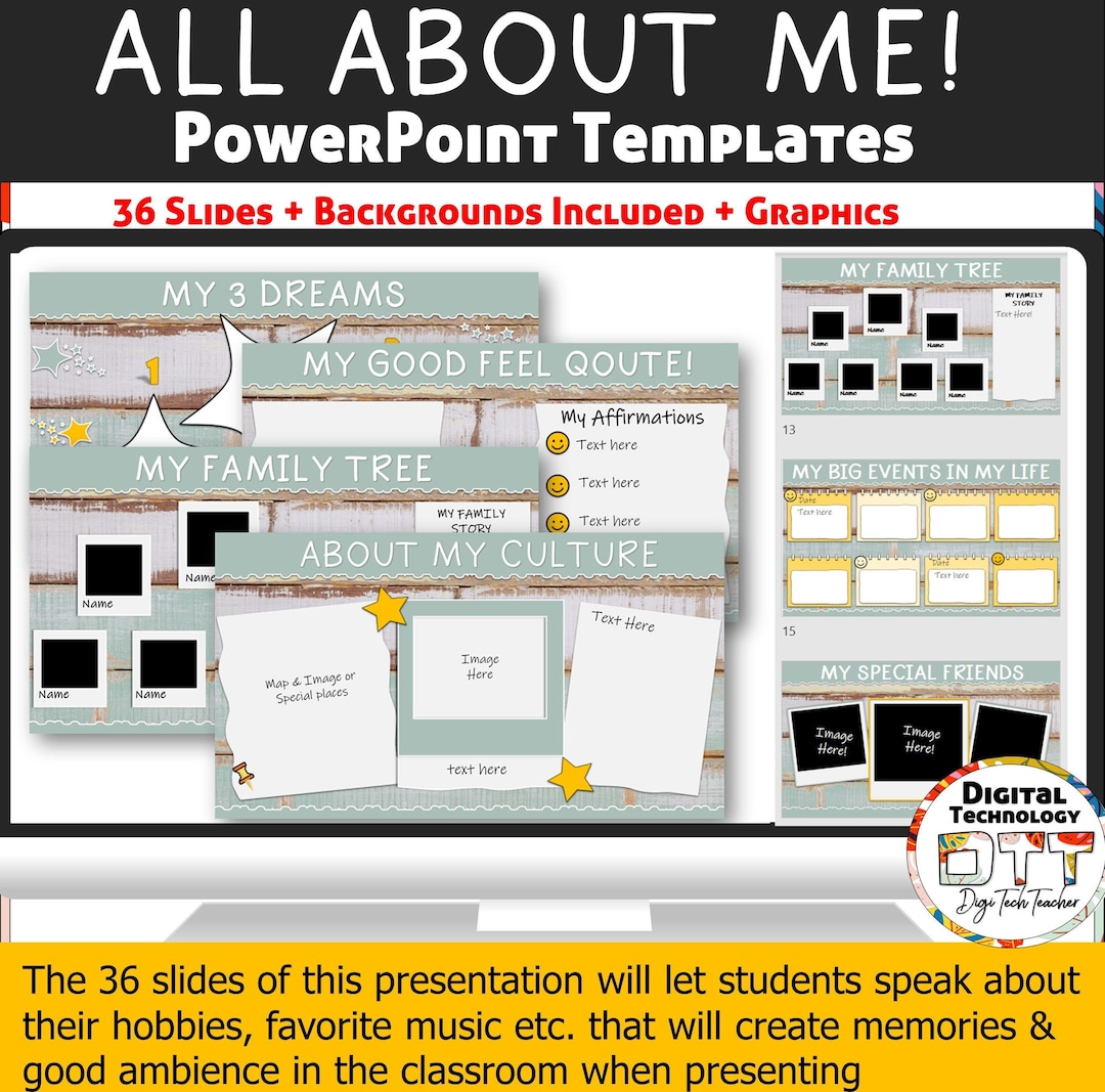 How To Design A Killer All About Me Powerpoint Slide