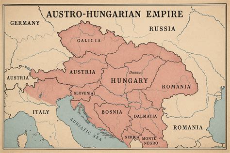 Austriahungary Empire Map