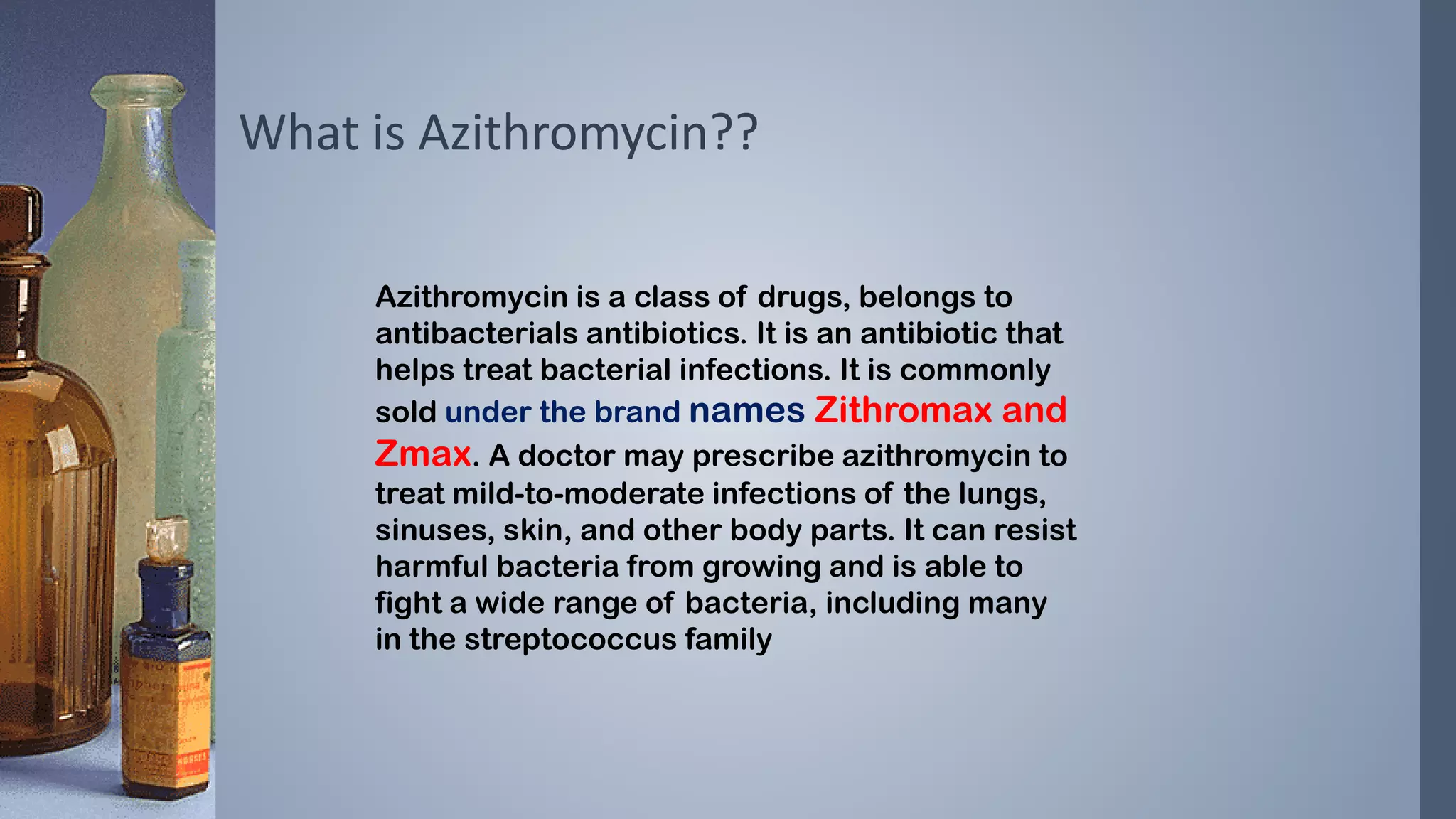 Azithromycin For Sinus Infection