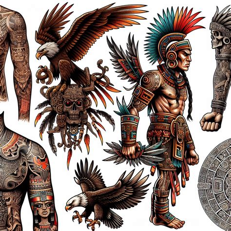 Aztec Sleeve Tattoos Designs Printable Calendars At A Glance