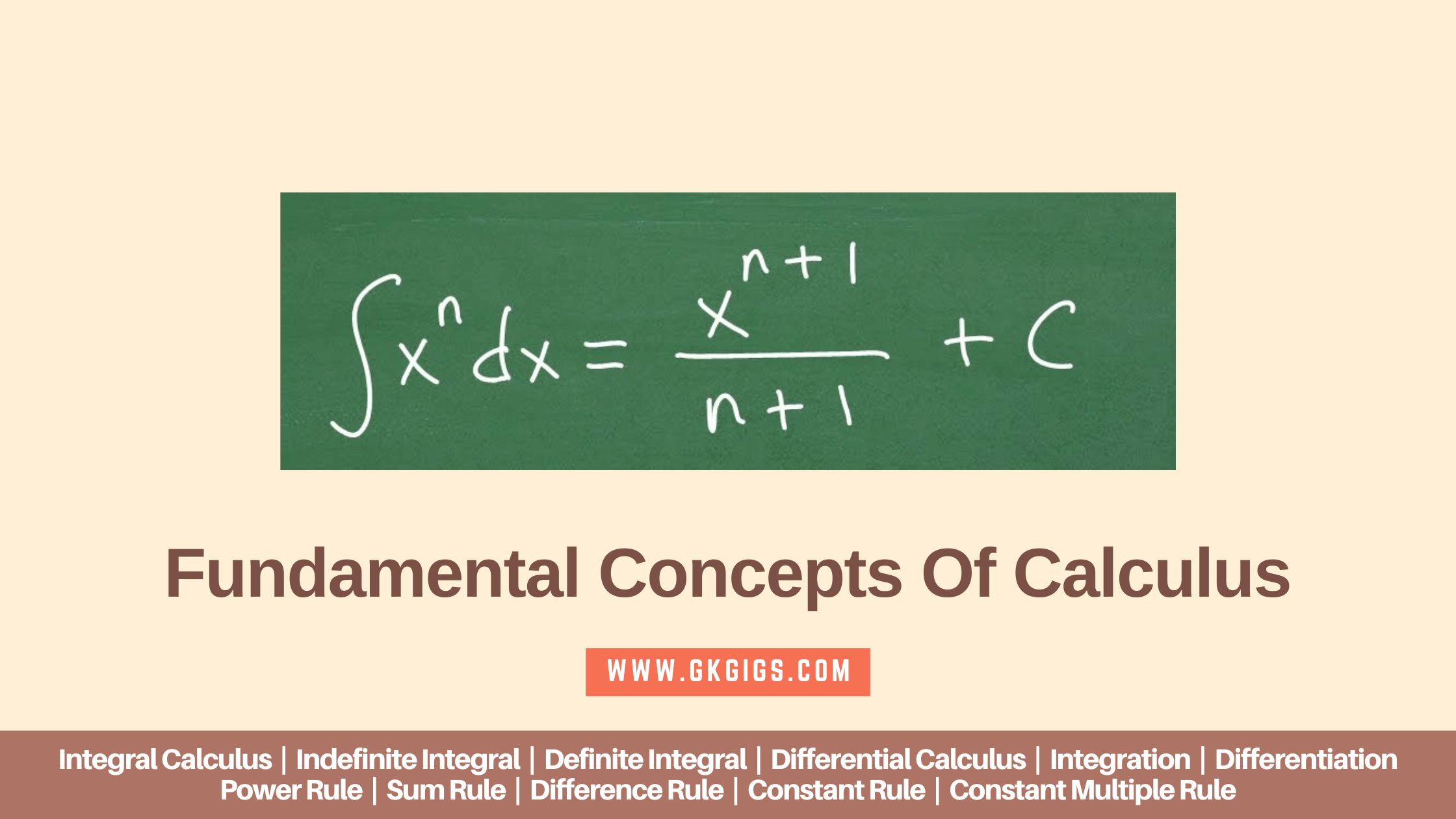 Calculus For Beginners: The Fundamental Concepts Explained