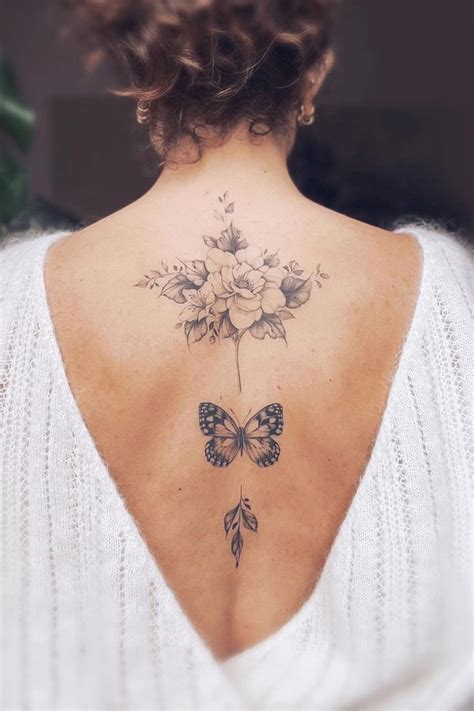 Beautiful Back Tattoos For Females