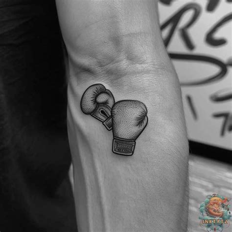 Boxing Tattoos Ideas Premium Vector Boxing Glove Tattoo Vector