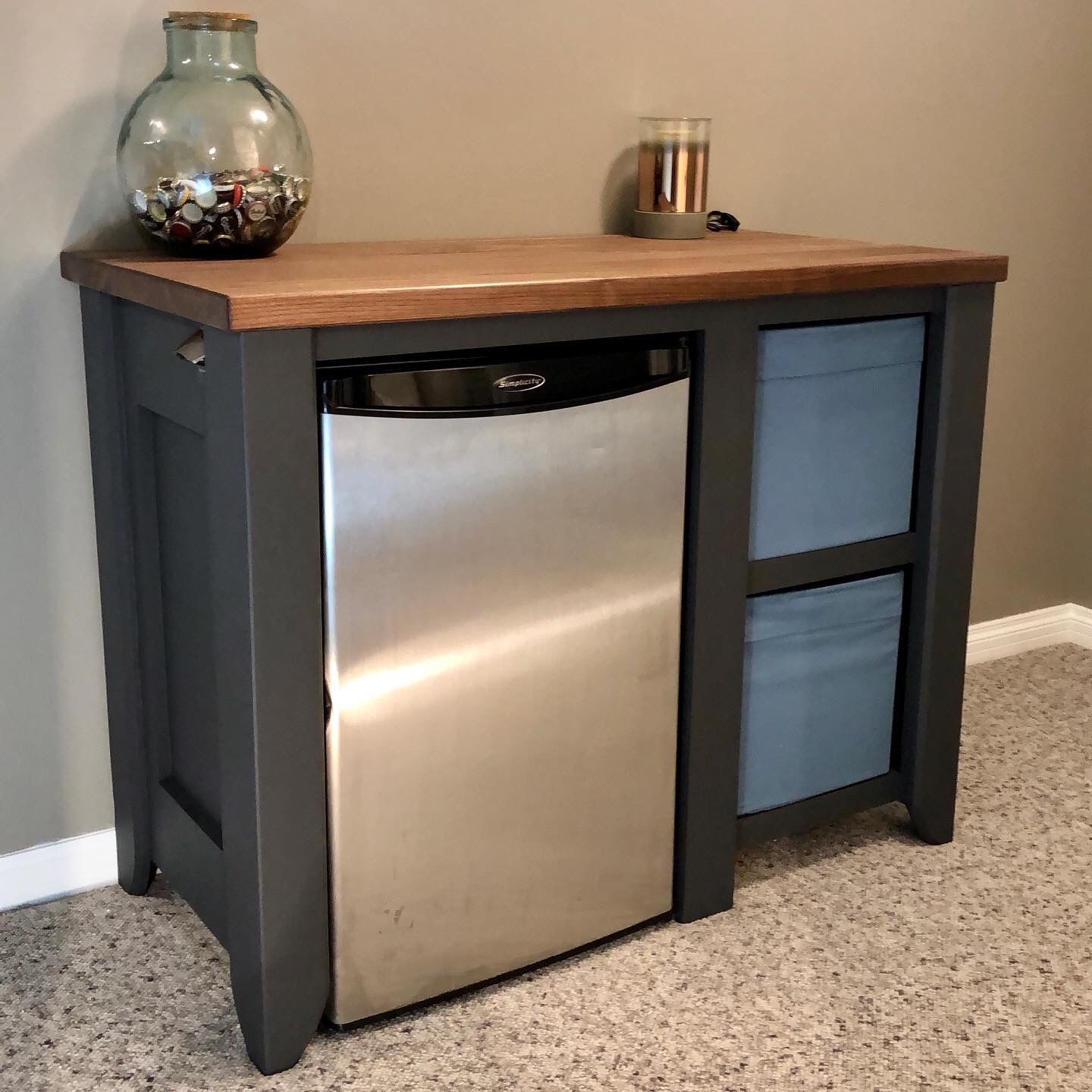 Builtin Mini Fridge Ideas For Small Kitchens