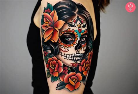 Candy Skull Tattoo