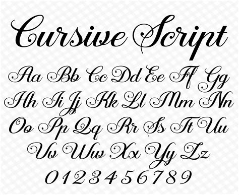 Casive Font For Letter X