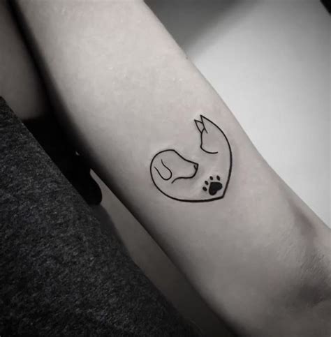 Cat Dog Tattoo