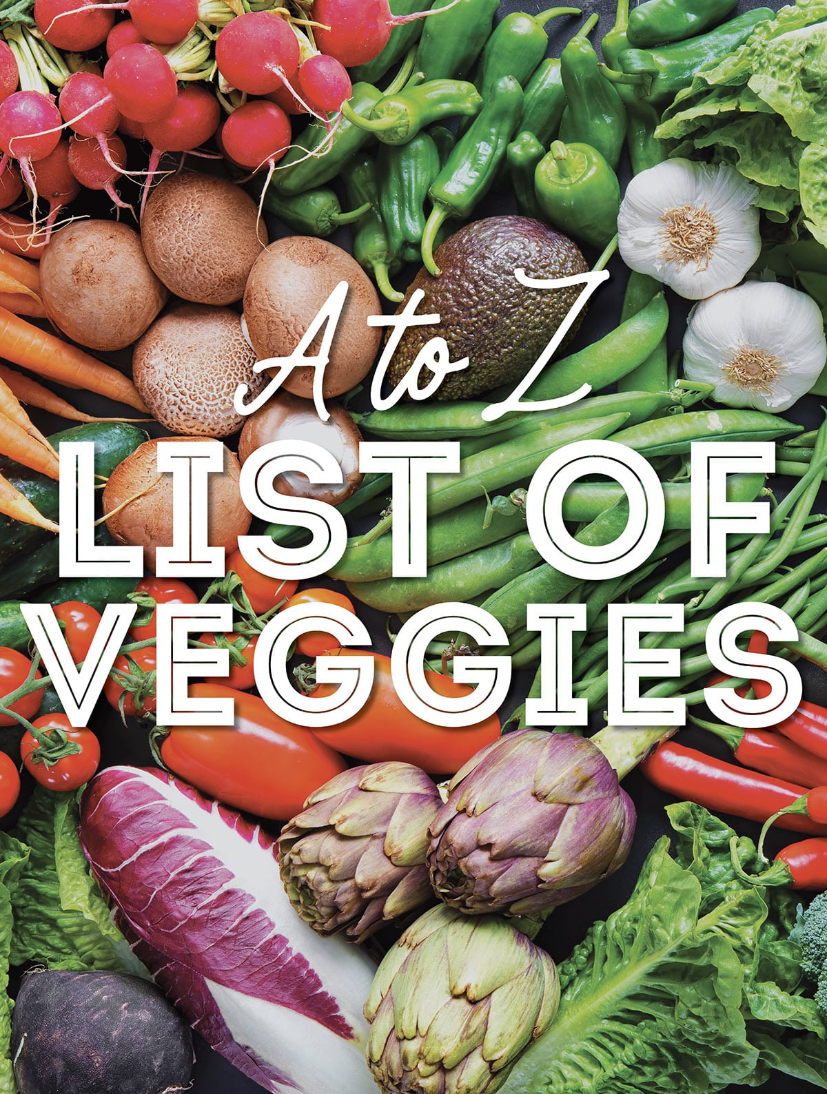 The Complete List Of Vegetables You Need To Know