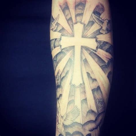 Cross In Clouds Tattoo Cross In Clouds Tattoo