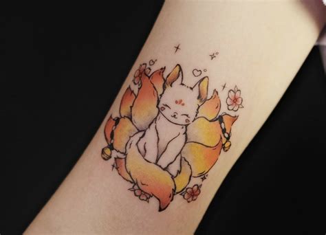 Cute Fox Tattoo