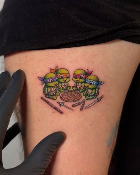 Cute Ninja Turtle Tattoo
