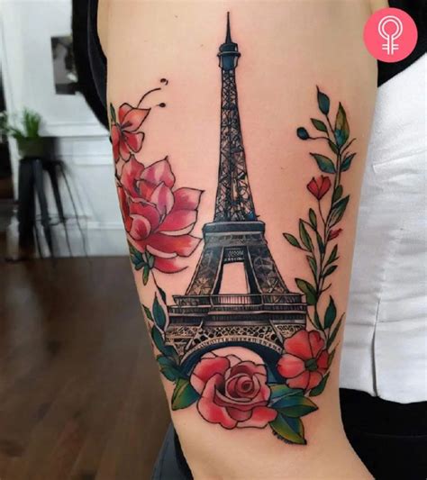 Eiffel Tower Tattoo Design