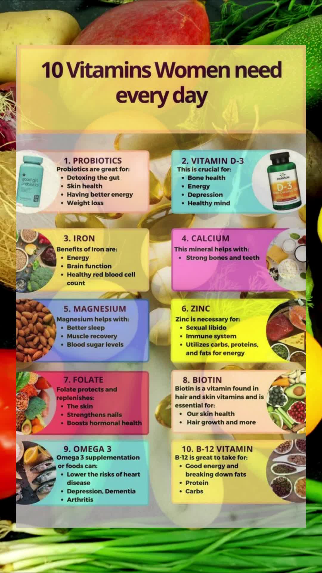 Top 10 Essential Nutrients Women Need Daily For Menopause Support