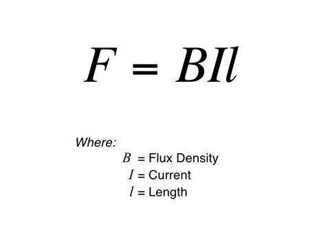 F Bil Formula Solve For L