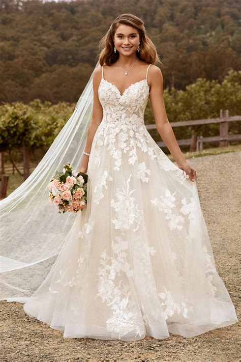 Floral A Line Wedding Dress: Perfect Choice?