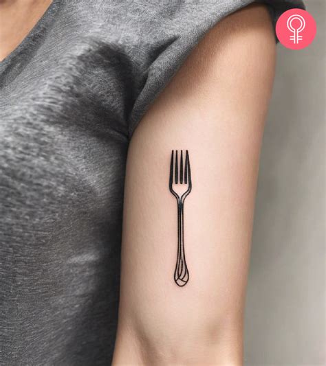 Fork Tattoo Designs