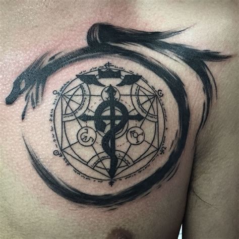 Fullmetal Alchemist Ouroboros Tattoo