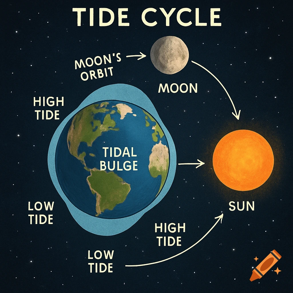 How The Moon Drives The Tides: A Natural Guide