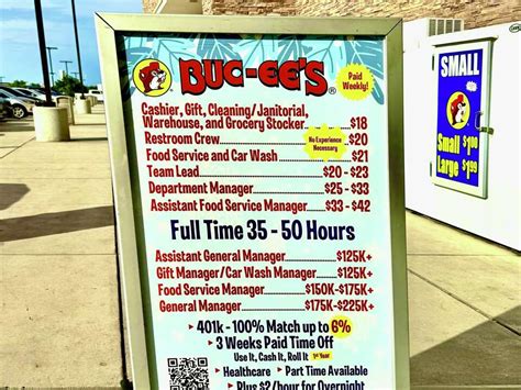 How Much Does Bucees Pay
