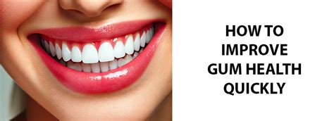 How To Improve Gum Health Quickly