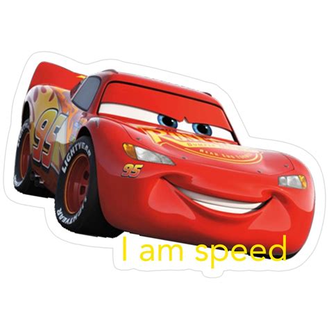I Am Speed Sticker