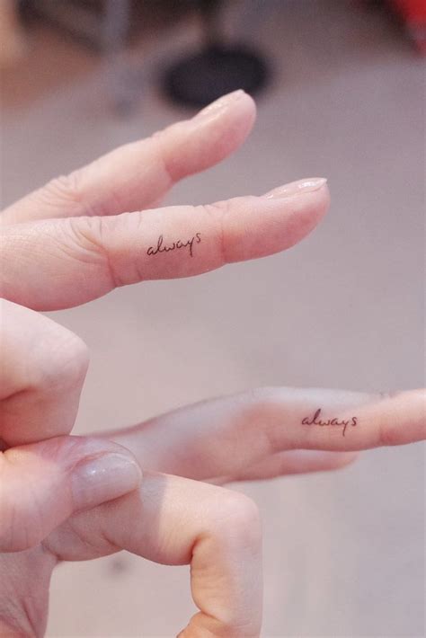 Inside Finger Tattoos Words