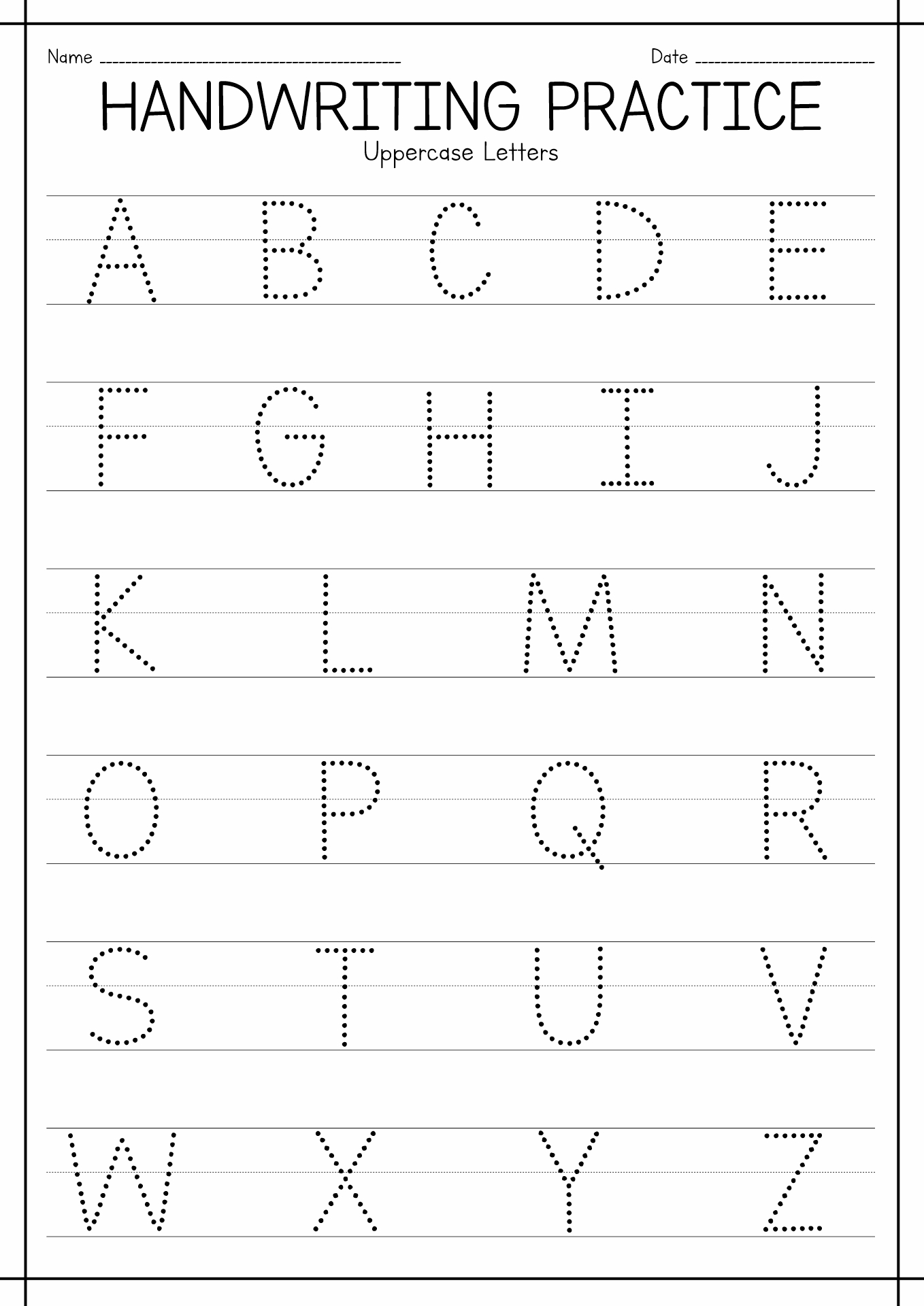 Mastering K Handwriting Practice For Toddlers And Preschoolers