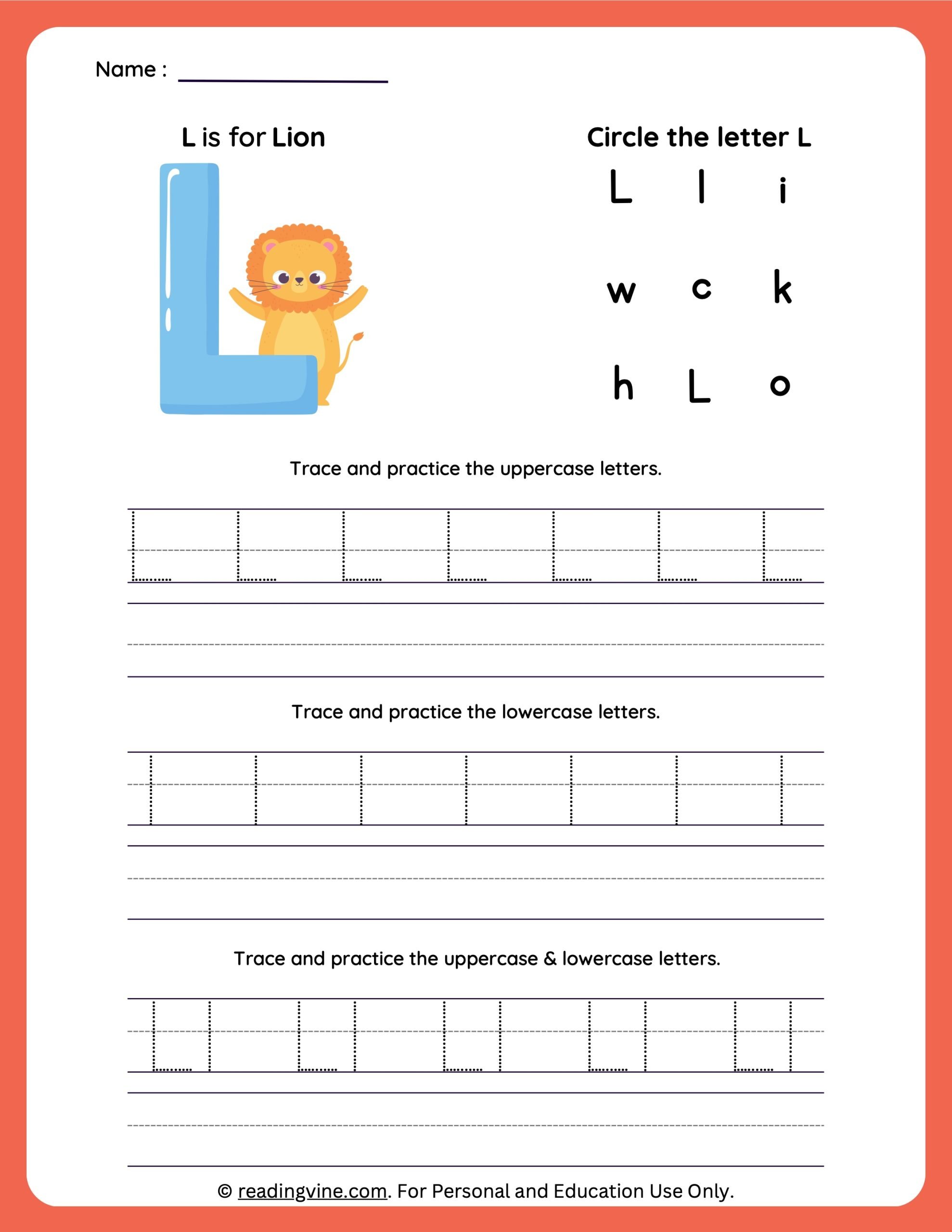 How To Use An L Practice Sheet Effectively