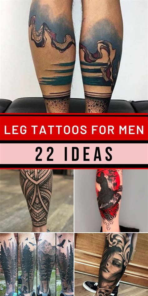 Legs Tattoos Men