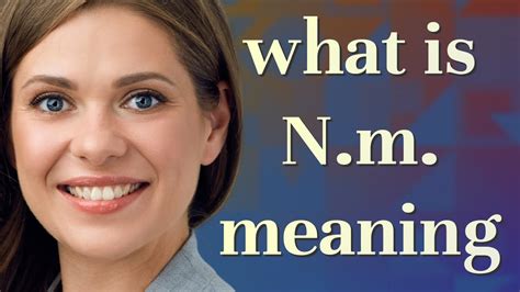 M Meaning