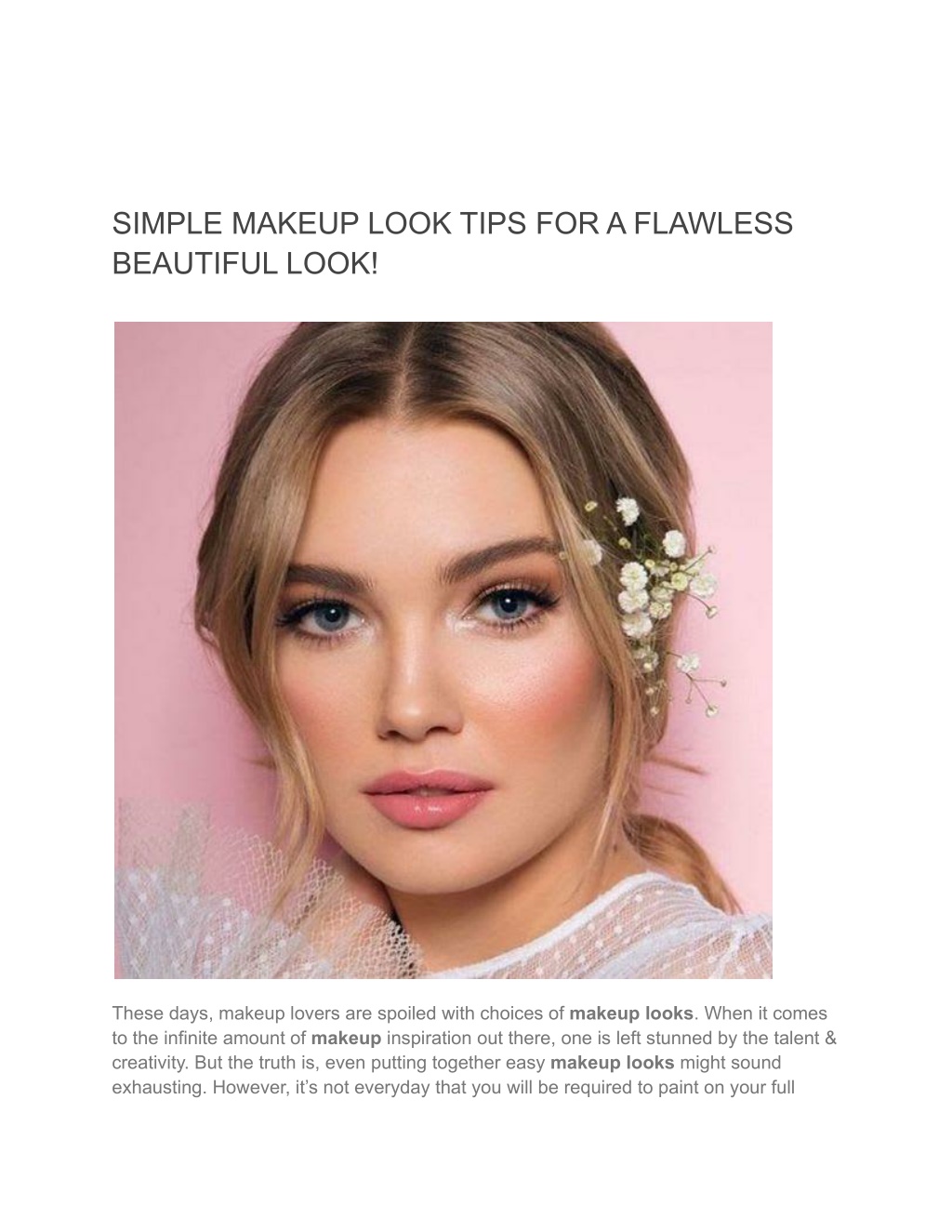 How To Look Flawless On Camera With 5 Simple Makeup Tips For Video