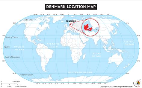 Map Of Denmark World Map