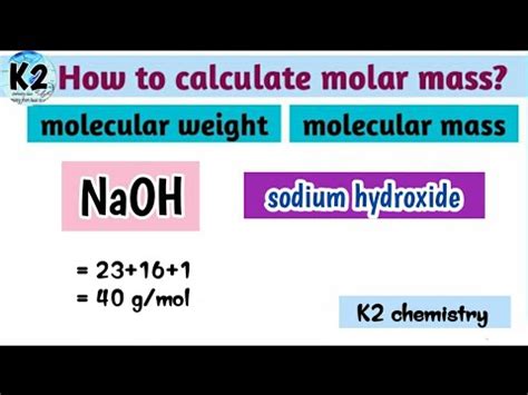 Molar Mass of NaOH: Simple Calculation Uncovered