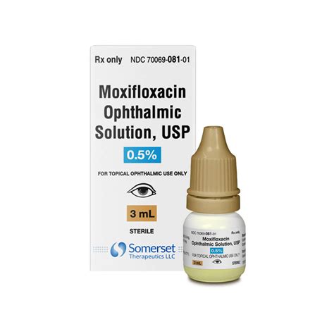 Moxifloxacin Ophthalmic Solution
