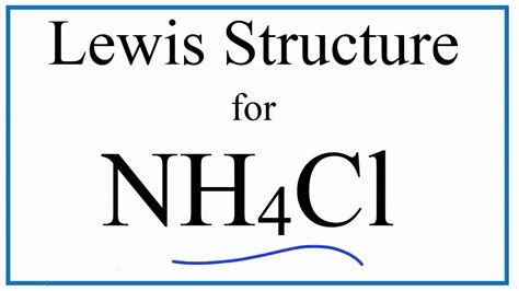 Nh4cl Lewis Structure