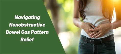 Nonobstructive Bowel Gas Pattern
