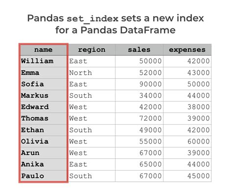 Mastering Pandas Set Index Techniques for Efficient Data Management