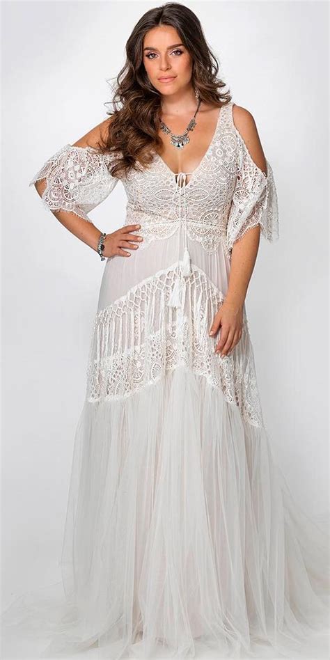 Plus Size Boho Wedding Dresses