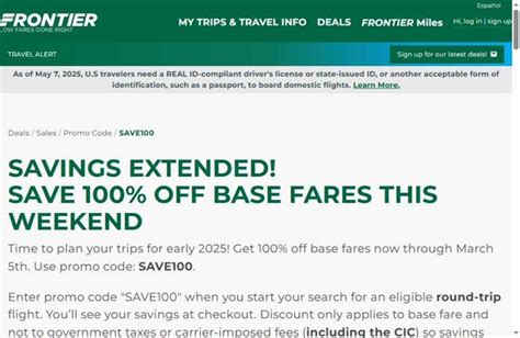 Unlock Big Savings with Exclusive Promo Code for Frontier Airlines